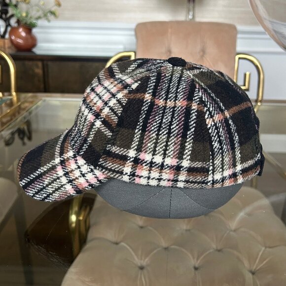 Isabel Marant Tyron checked baseball cap main image 7